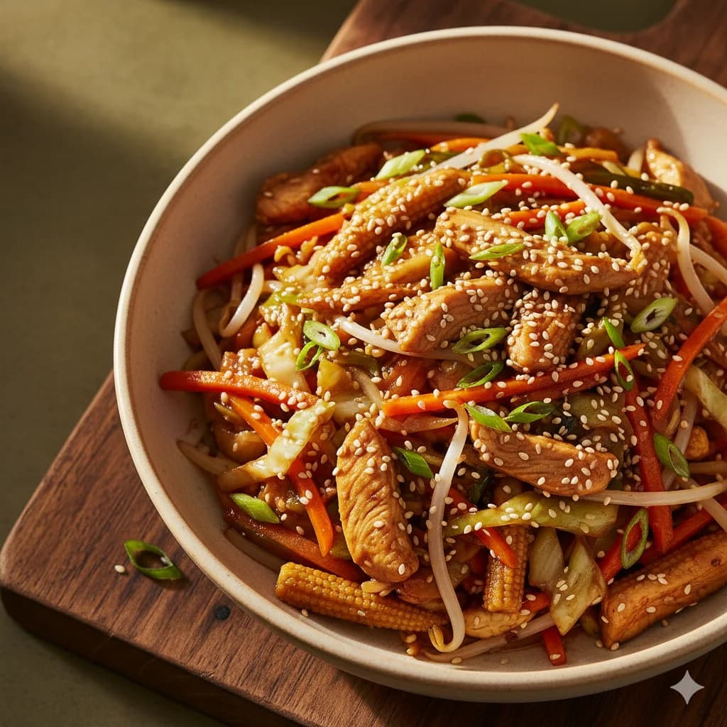 Chop suey poulet